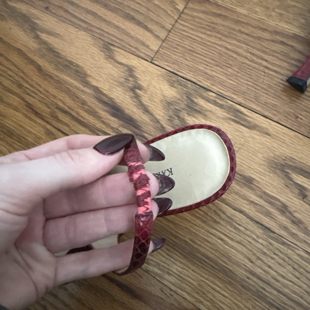 Vintage Snakeskin Kitten Heels