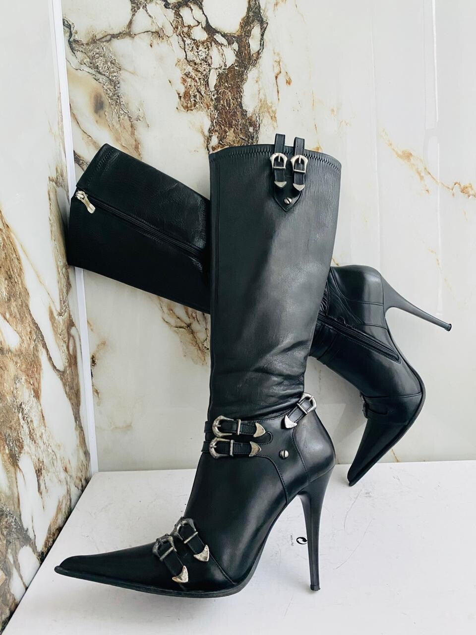 Gianmarco Lorenzi Women Boots  Heels Size 38