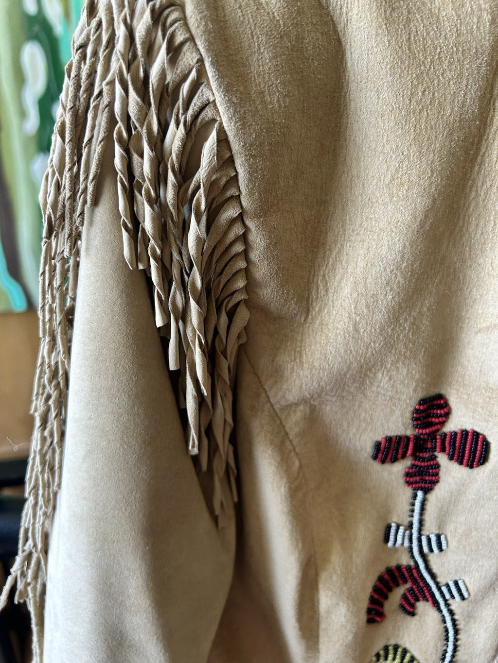Double D Ranch Suede Beaded Western Jacket