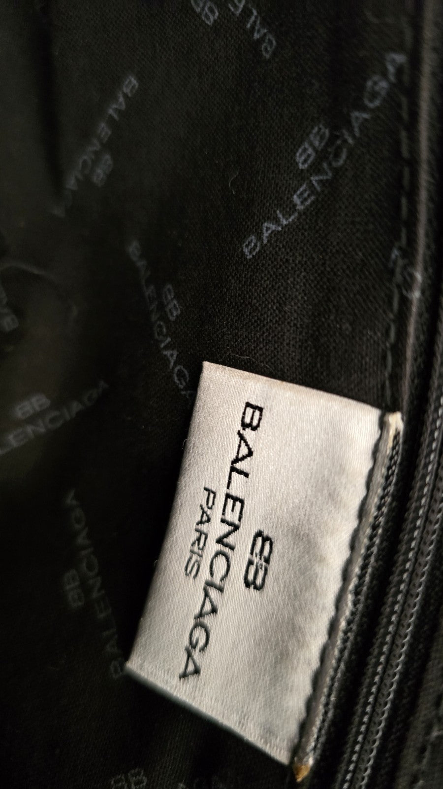 Y2k  Vintage Balenciaga Handbag Black Made In Spain