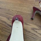 Vintage Snakeskin Kitten Heels