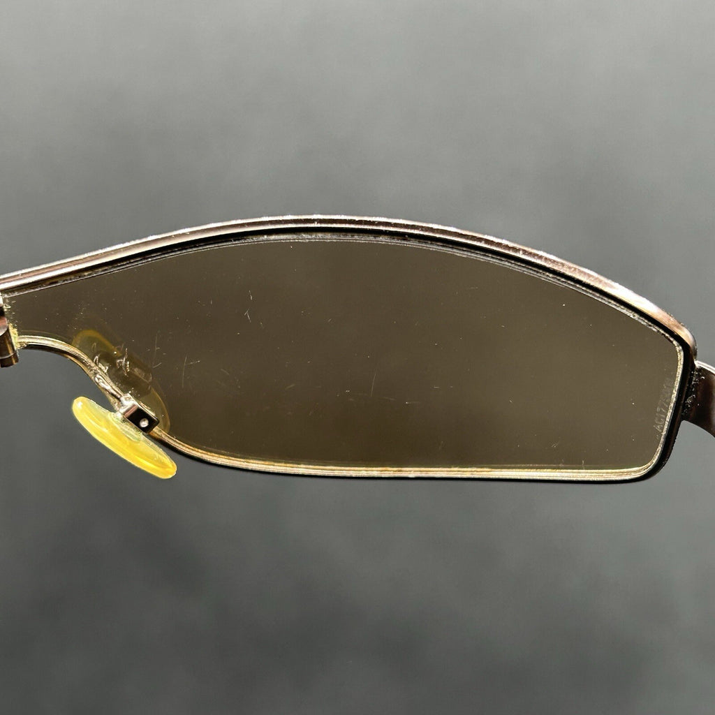 Chanel 4089 236/13 VTG Shield Sunglasses Brown Gradient Italy 120 Used w/ Ser. #