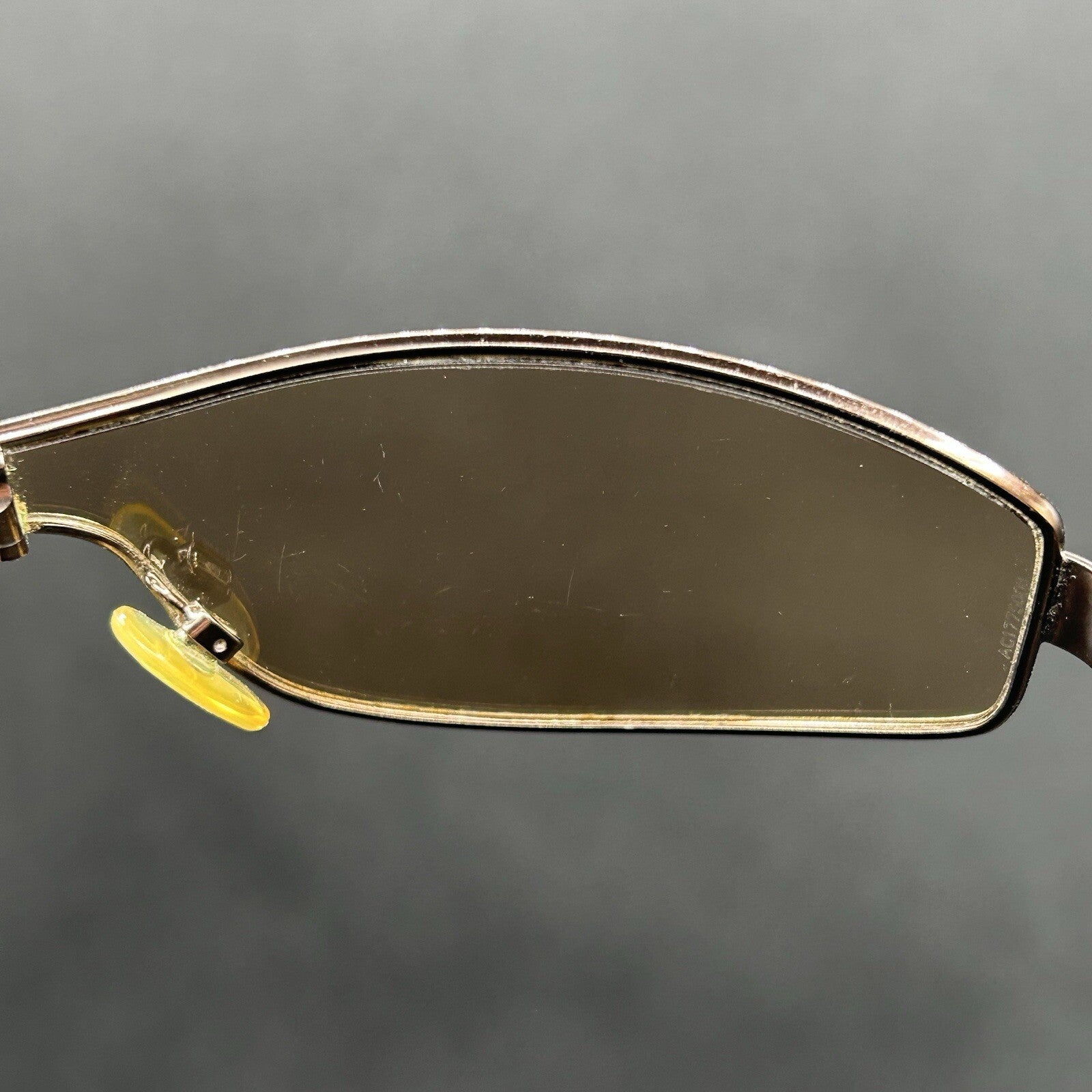 Chanel 4089 236/13 VTG Shield Sunglasses Brown Gradient Italy 120 Used w/ Ser. #