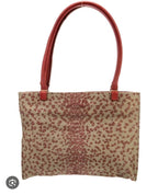 BOTEGGA VENETA Vintage Pony Hair Shoulder Bag Neutral Animal Print RARE