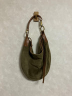 Gucci Brown Suede Hobo Bag