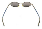 Gucci GG Light Gray Blue Metal Oval Eyeglasses Frames 49-20 Designer Men Women