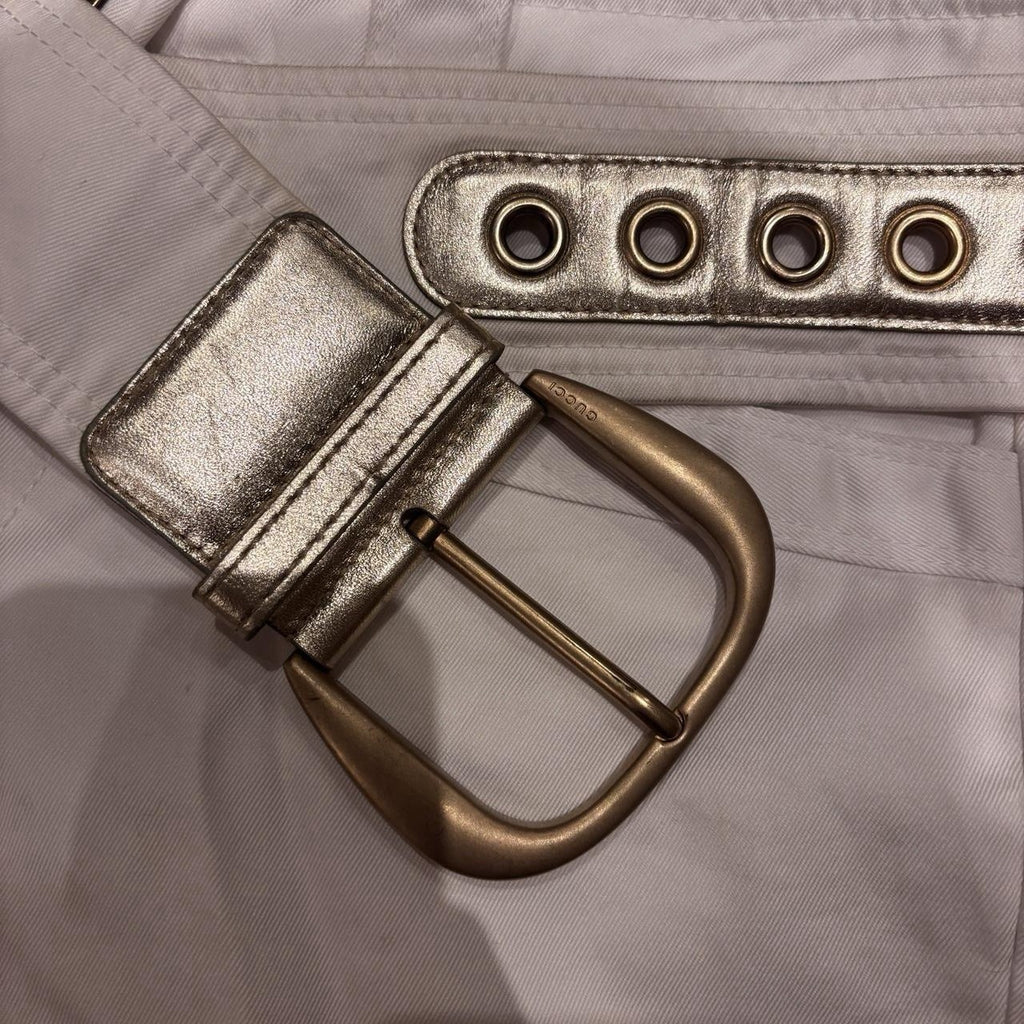 Gucci Tom Ford Era Low Rise Belted Trousers