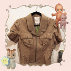 Tracy Reese Y2K Leather Top Size 10