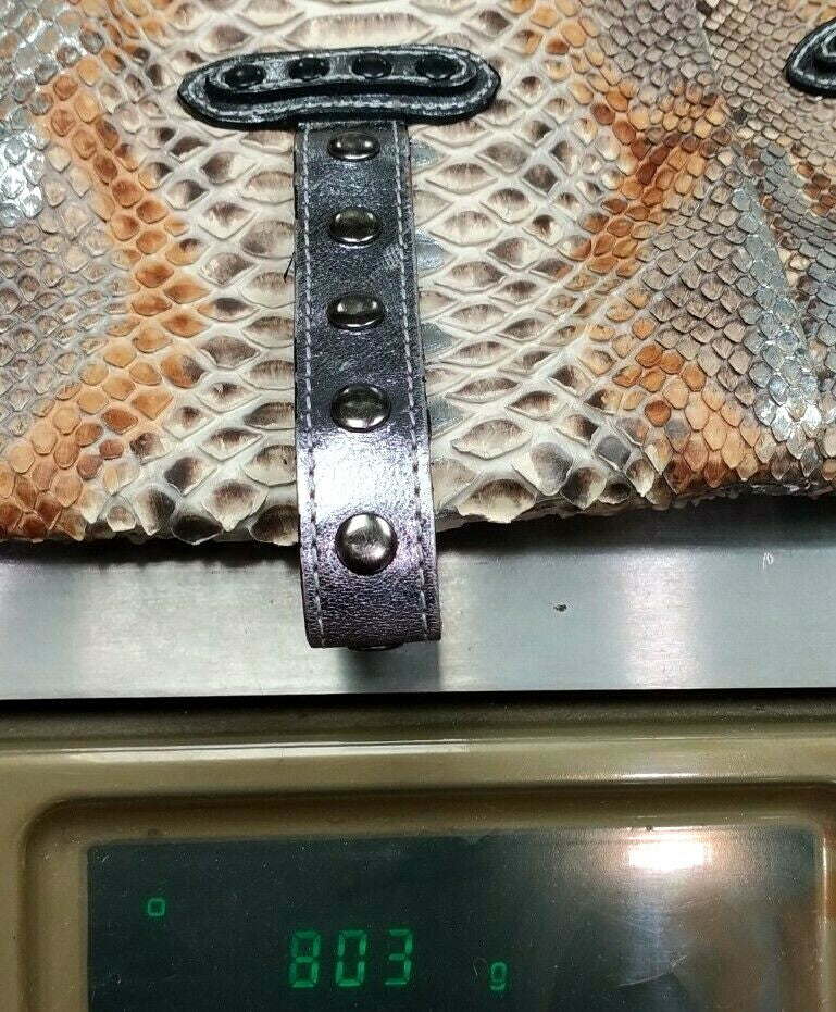 Be & D Snake Skin Shoulder Bag