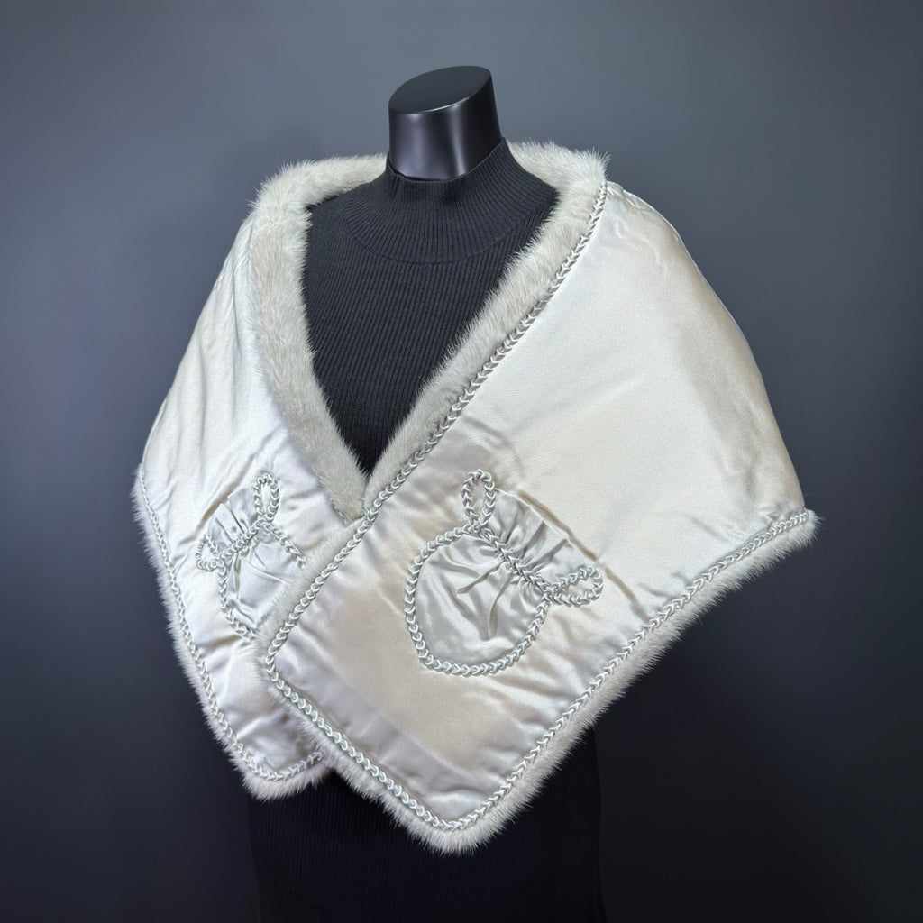 SAGA MINK ROYAL Sapphire Mink Fur Shawl/Wrap Women Luxury – Premium Collection