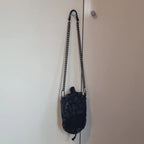 Diesel Vintage Black Leather Shoulder Bag