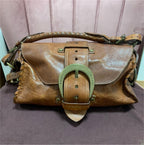 Mulberry Vintage Leather Shoulder Bag Brown