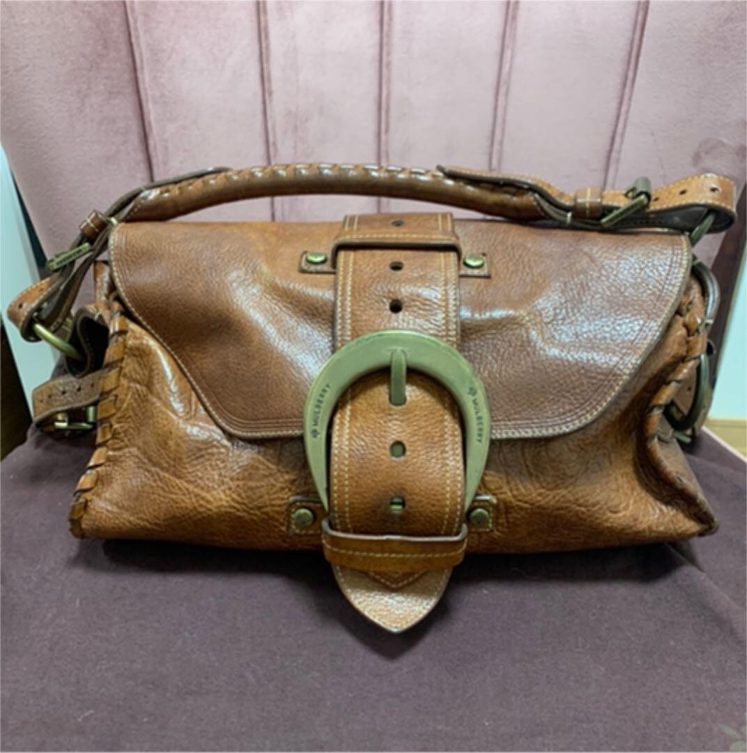 Mulberry Vintage Leather Shoulder Bag Brown