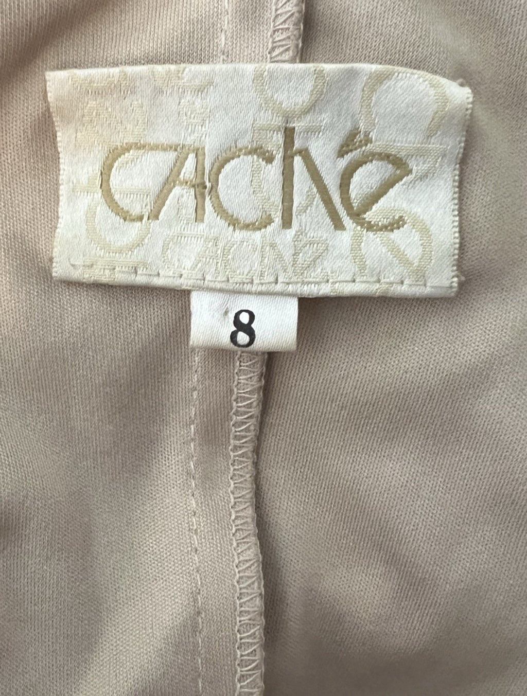 Vintage Caché Sheer Mesh Beaded Floral Slip Dress