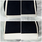 Gucci Jackie Shoulder Bag GG Canvas Leather Black