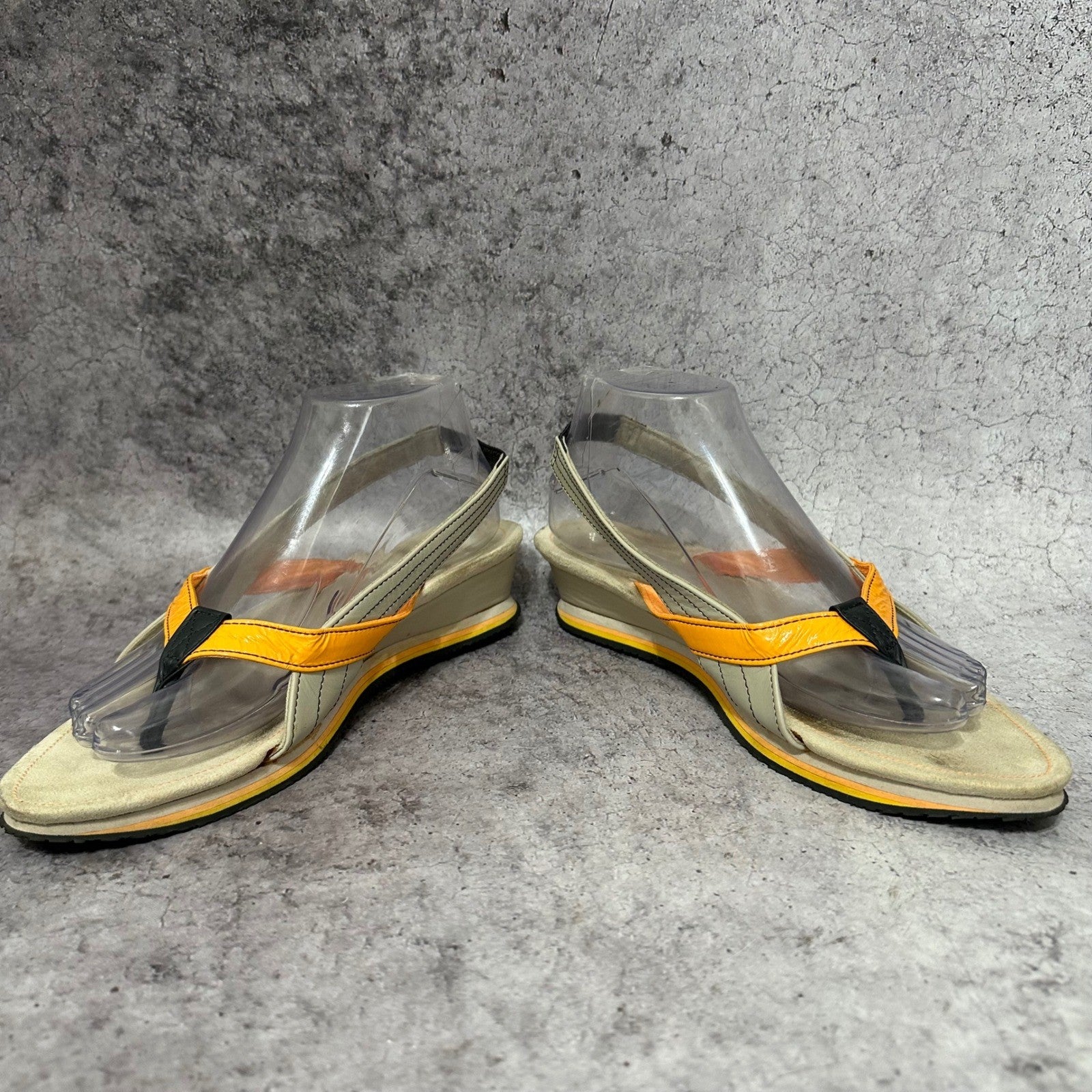 Puma Y2K Wedge Slingback Sandal Orange Women's Size 8