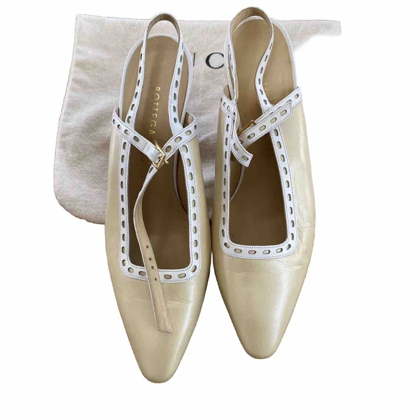 Ladies Vintage Bottega Veneta Sling Back Shoe 7