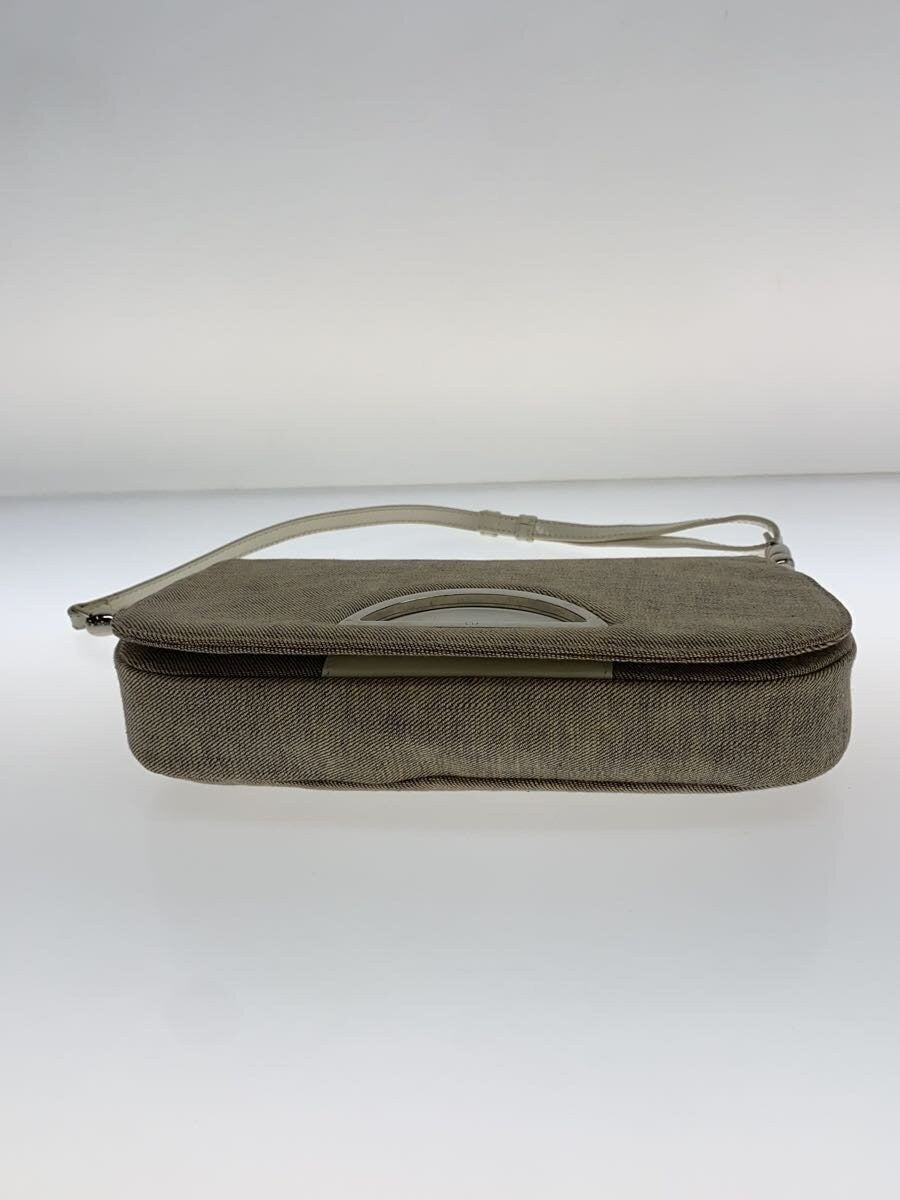 DIOR Malice Pearl Beige Khaki Canvas Shoulder Bag