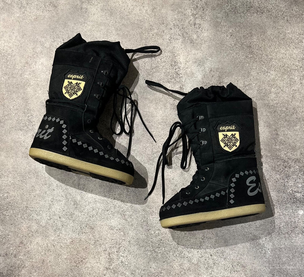 esprit moon boot style vintage boots
