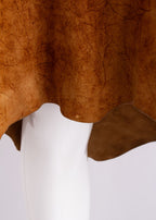Plein Sud Suede Leather Lace Up Tie Asymmetric Skirt