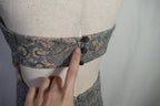 Vintage Sequin Halter - Open Back - Maxi Dress