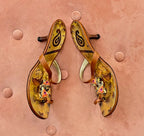 Vintage Giuseppe Zanotti Jeweled Kissing Elephant Thong Heels
