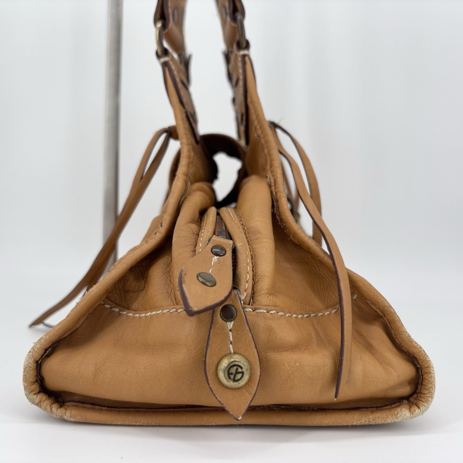 Francesco Biasia Vintage Handbag Tote Y2K Leather authentic From Japan