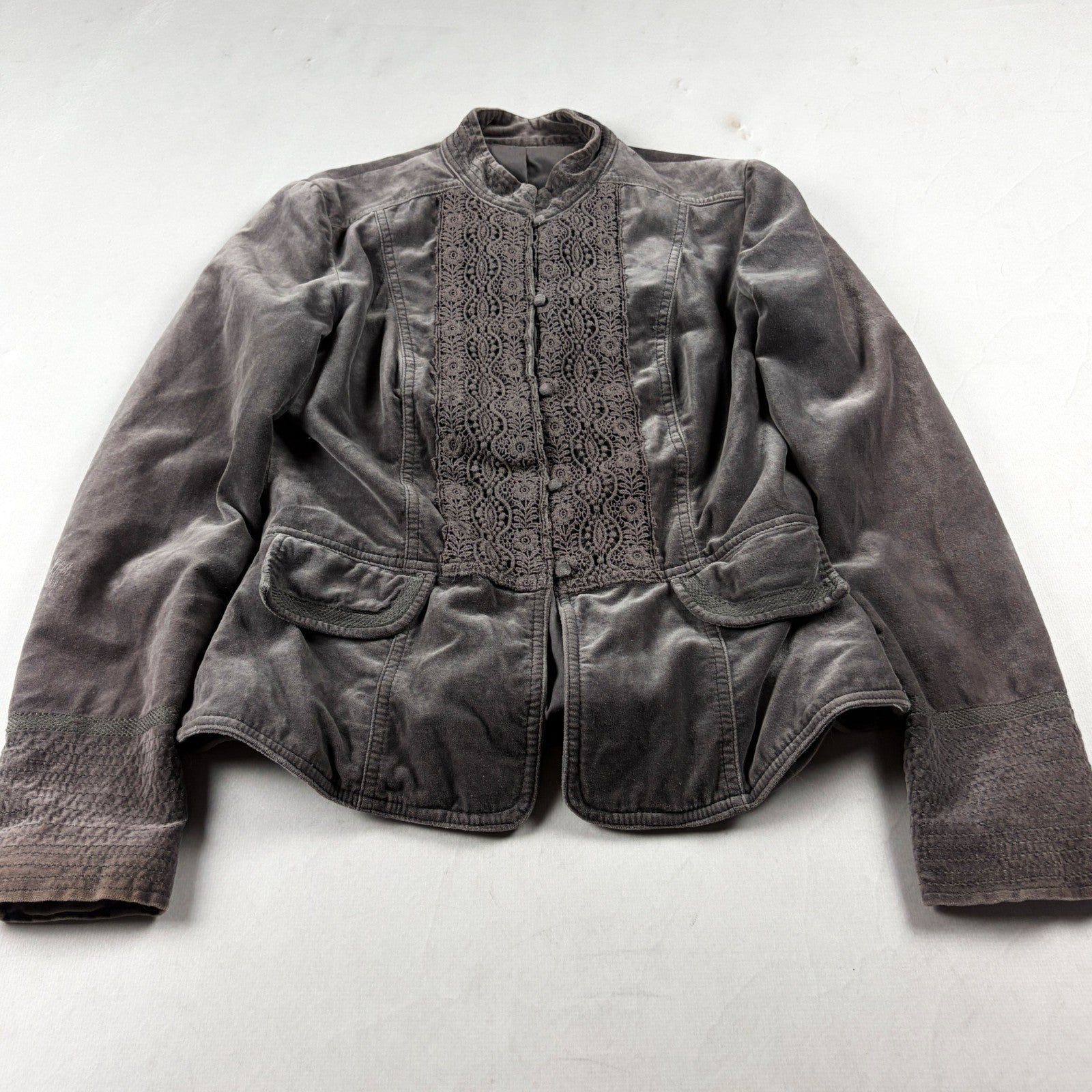 Vintage Embroidered Jacket Victorian Boho Romantic Style