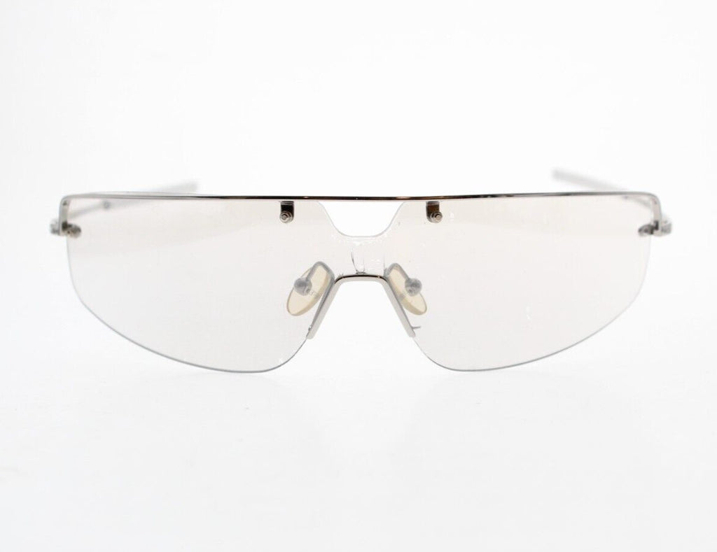 VINTAGE GIANFRANCO FERRE GF58703  SHIELD METAL SUNGLASSES 120 MM ITALY
