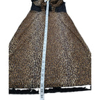 Dolce & Gabbana 2000s Mesh Leopard Corset Dress Size S