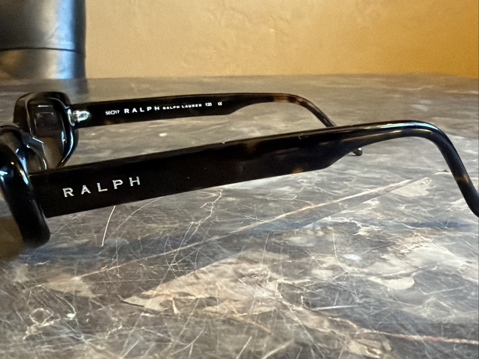 VTG Ralph Lauren Tortoise Oval Sunglasses 959 S 086 50 17 135  / A085