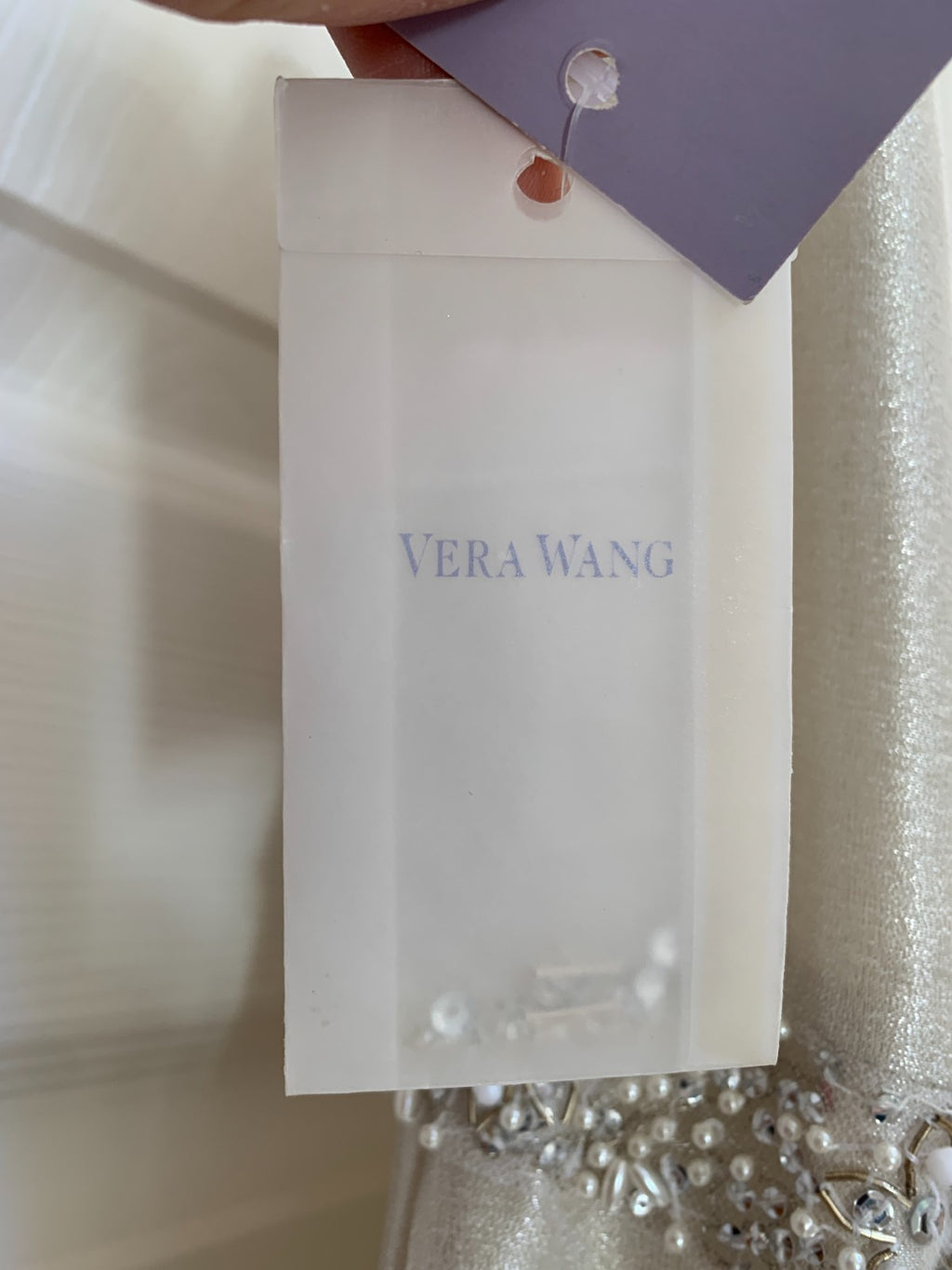 Vera Wang Long Formal Gown Mermaid Tulip Wedding Dress Size 6 Champagne NEW