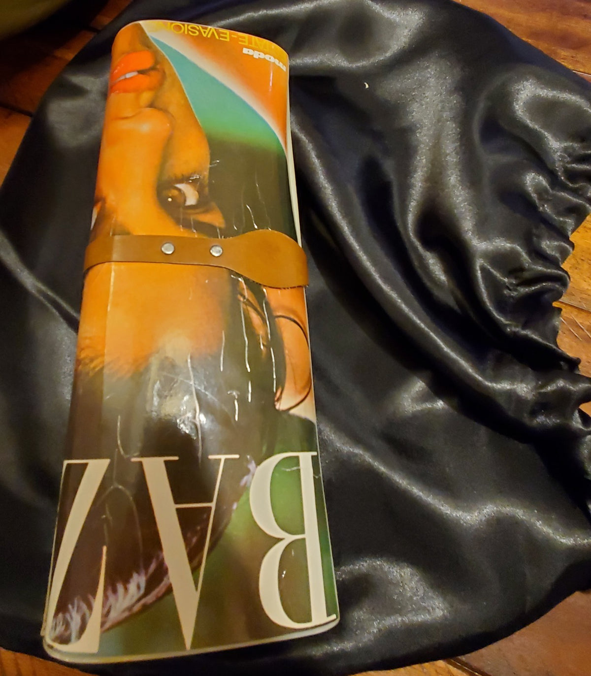 Vintage Harper's Bazaar Magazine Clutch