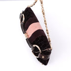 GUCCI GG Velvet Horsebit Gold Chain Shoulder Bag 131471 205118 Auth #57544A