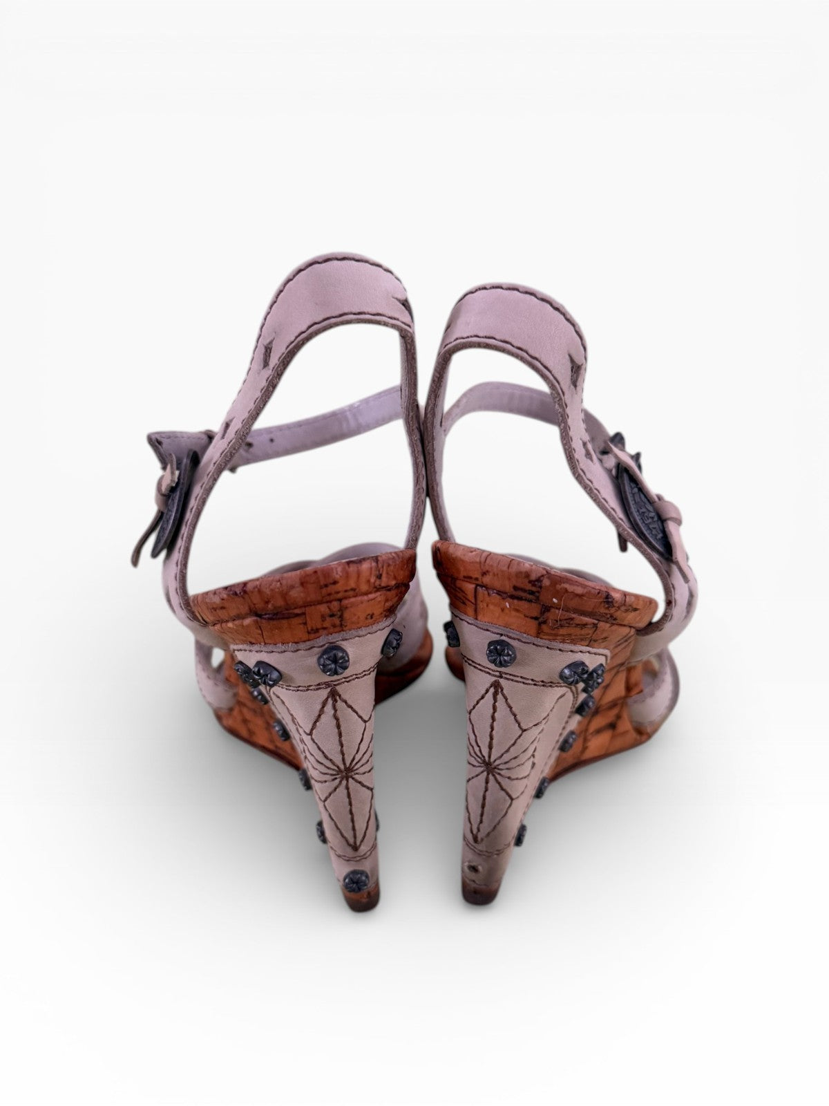Christian Dior Gaucho Heels Fall/Winter 2006 Cork Wedge EU 35.5 | US 5.5 | UK 3