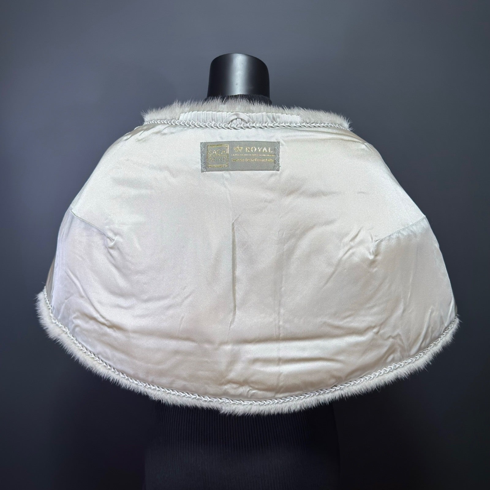 SAGA MINK ROYAL Sapphire Mink Fur Shawl/Wrap Women Luxury – Premium Collection