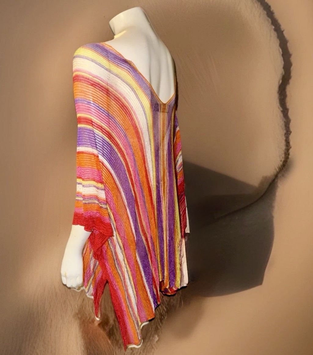 Missoni Vintage Striped Short Caftan Cover Up