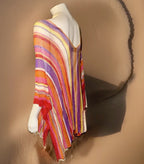 Missoni Vintage Striped Short Caftan Cover Up