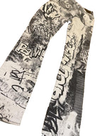 Vintage Roberto Cavalli graffiti pants Size 26/40 womens Abstract