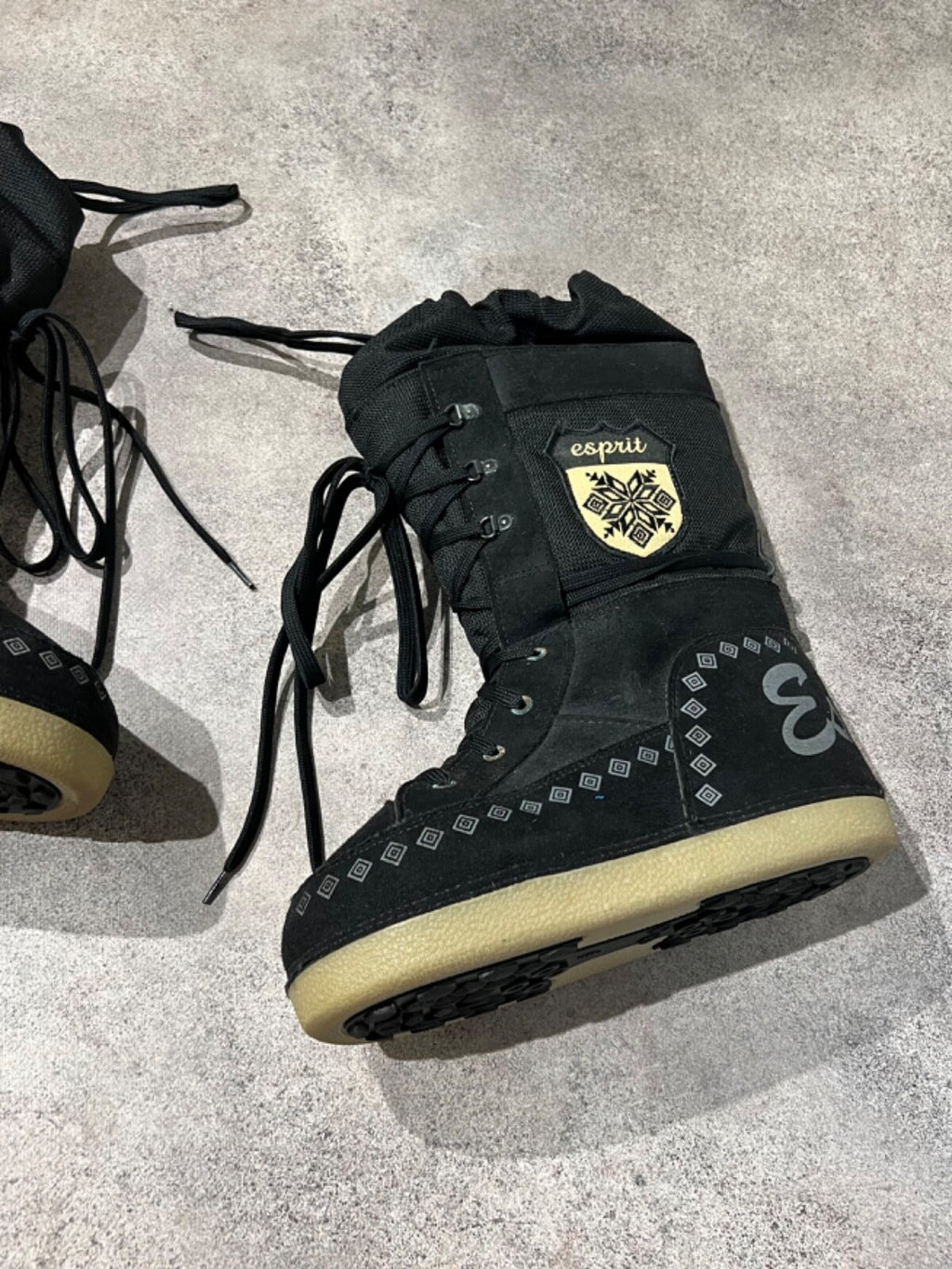 esprit moon boot style vintage boots