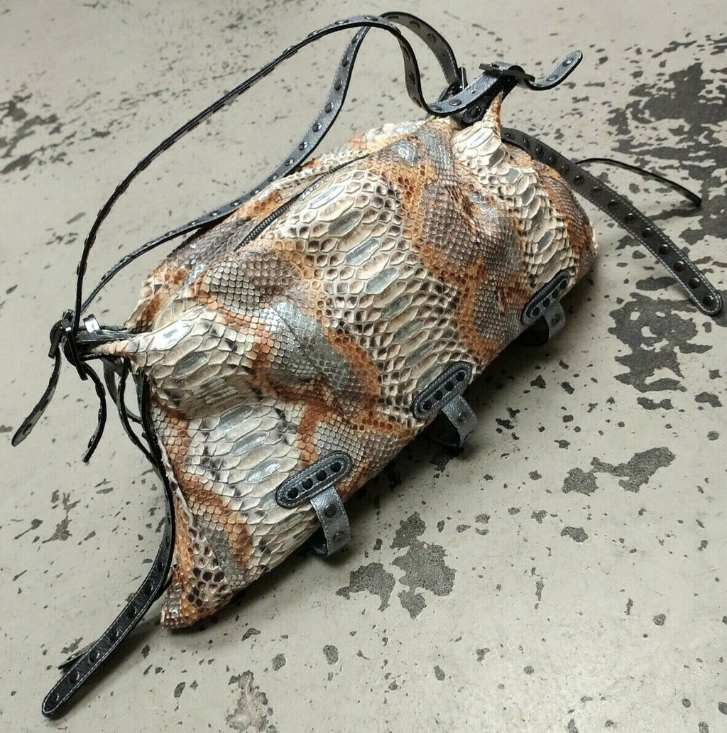 Be & D Snake Skin Shoulder Bag