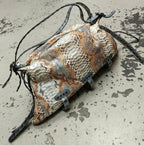 Be & D Snake Skin Shoulder Bag