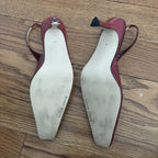 Vintage Snakeskin Kitten Heels