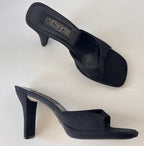 Vintage 90's Cathy Jean Black Slip On Heels
