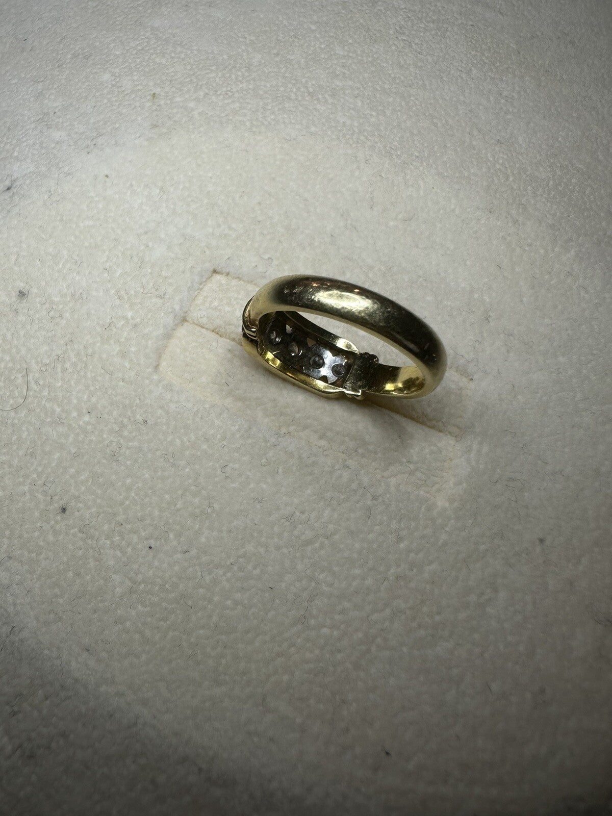 Vintage Estate Diamond Ring 750 -18k Gold