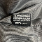 Vintage Black Leather Jacket American Base Womens Small Fitted Biker