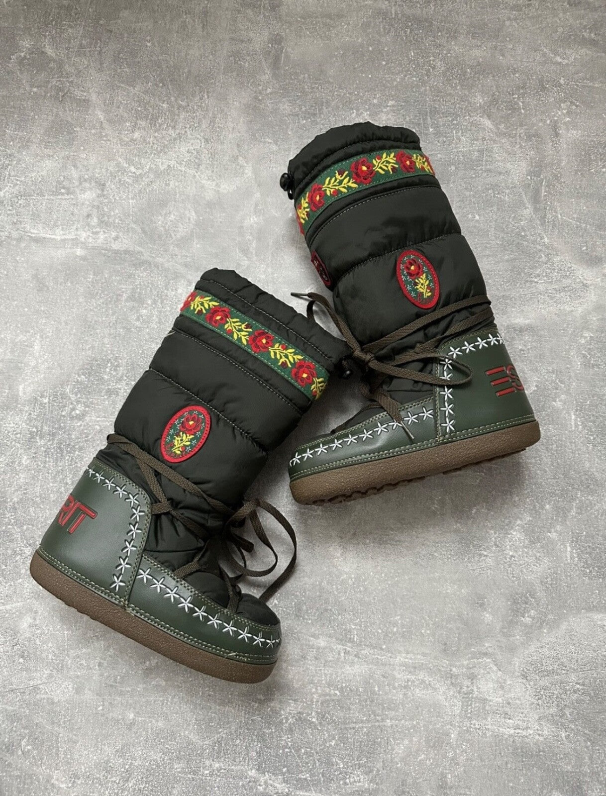 Vintage Espirit high top boots punk avant garde style size 35-37