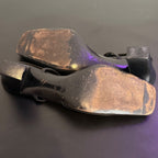 Prada Black Leather Square Toe Slingback Pump Size 35.5