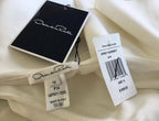 OSCAR DE LA RENTA OFF THE SHOULDER CUTOUT BLOUSE SZ 14 MSRP: $1580