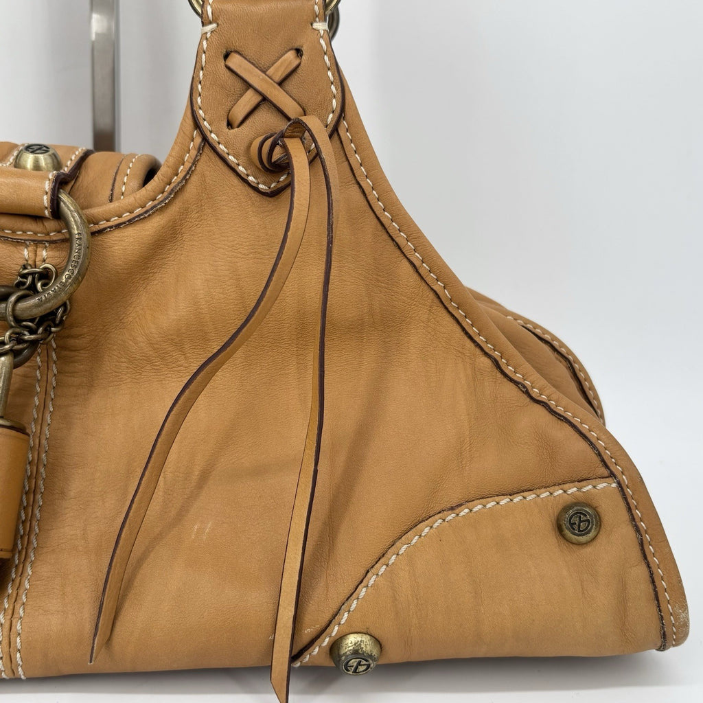 Francesco Biasia Vintage Handbag Tote Y2K Leather authentic From Japan